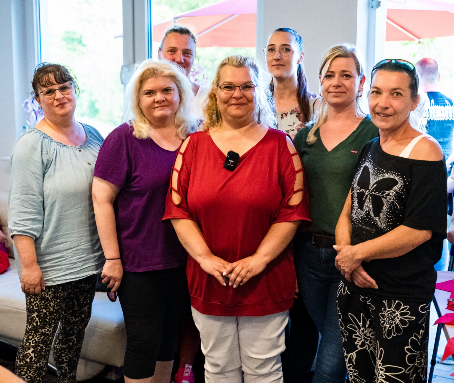 Das Team von Janine's Pflegeteam bei einer gemeinsamen Veranstaltung